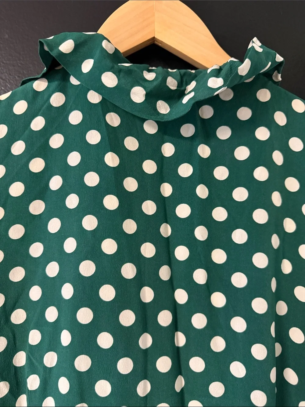 Kate Spade Daniella Polka Dot Silk Wrap Dress  $428